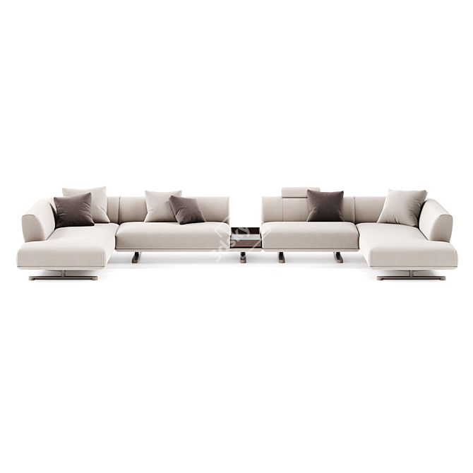 Modern Modular Sofa Set "TAKT S7 3D model image 2