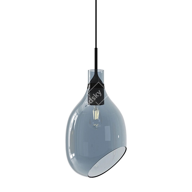 Elegant LOVISA Pendant Lamp 3D model image 1