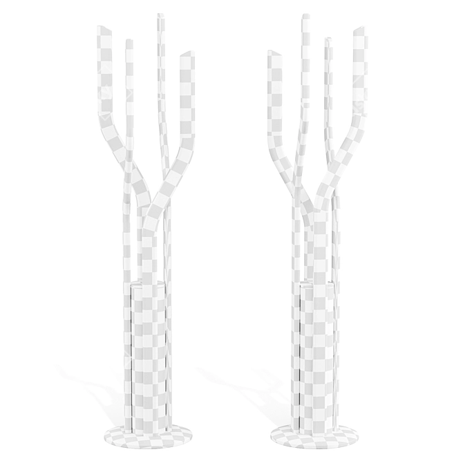 Alma Coat Hanger: Spirited Elegance 3D model image 6