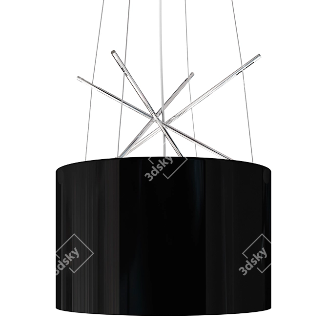 Elegant Flos Ray Pendant Light 3D model image 1