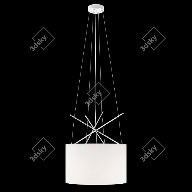 Elegant Flos Ray Pendant Light 3D model image 3