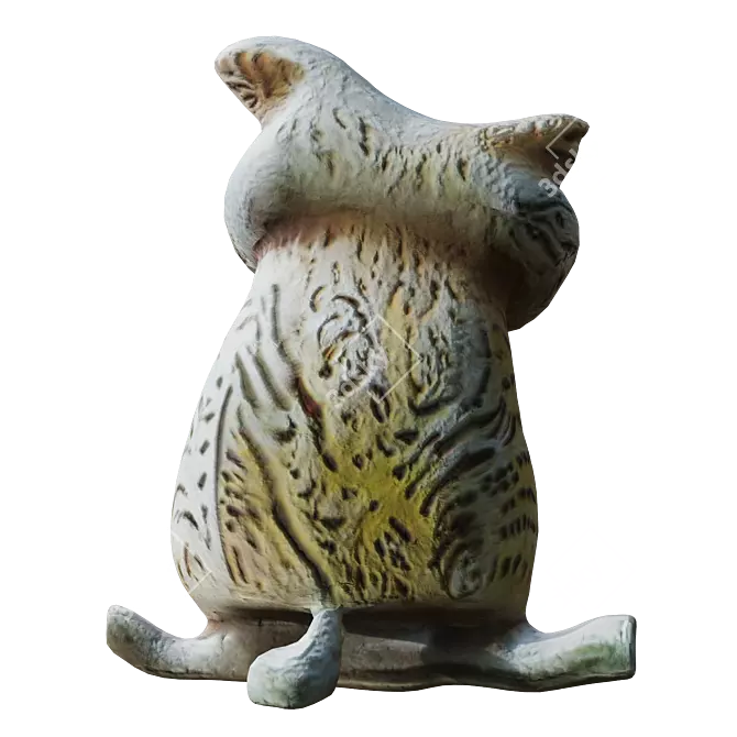 Stylized Owl Figurine - 2021 3D model image 4