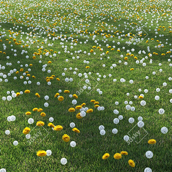 Meadow Bliss 3D model image 4