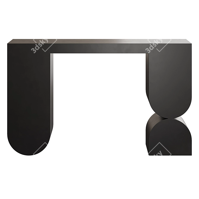 Elegant Florence Console by Kasbah 3D model image 2