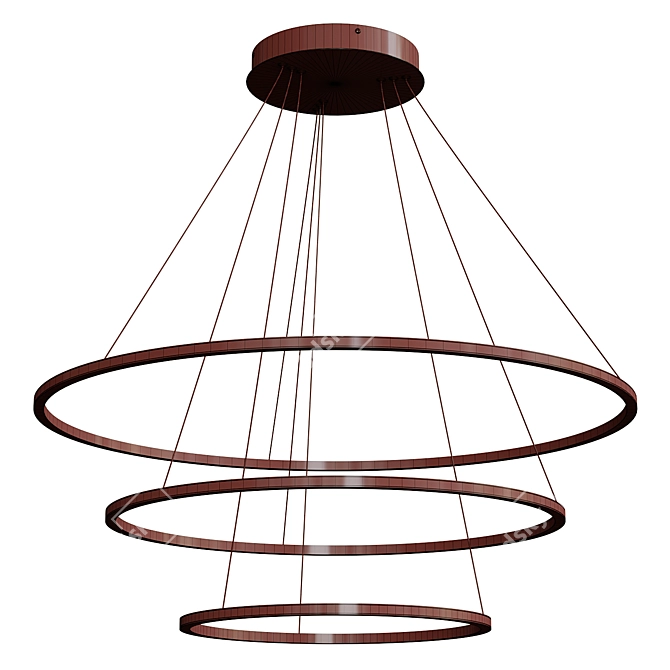 Modern Pendant LED Light Fixture 3D model image 3