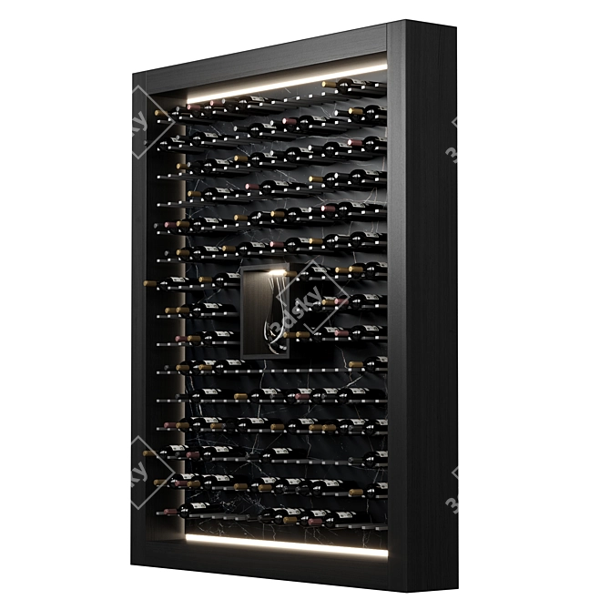 Wine Rack for Home or Restaurant 3D model image 3