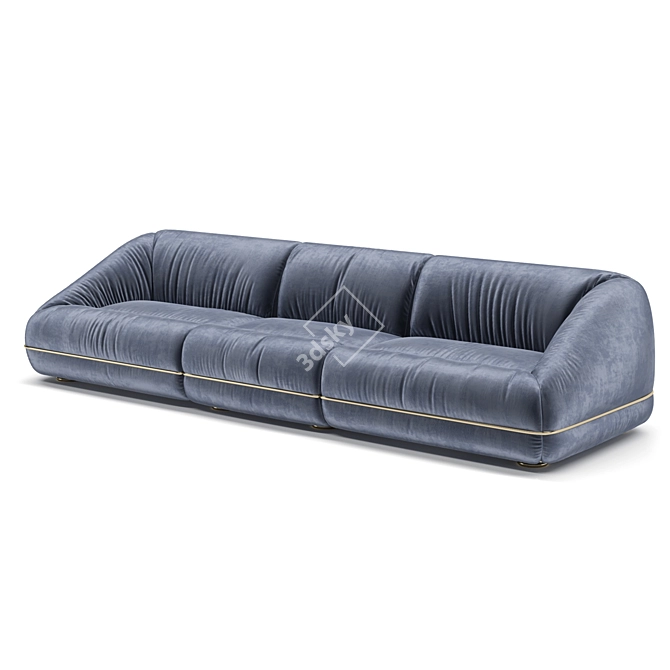 Xenon Sectional Sofa Vray 3dsMax 3D model image 1