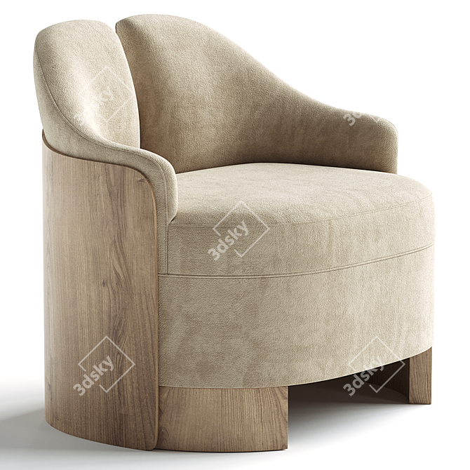 Modern Model PI Chair Design 3D model image 6