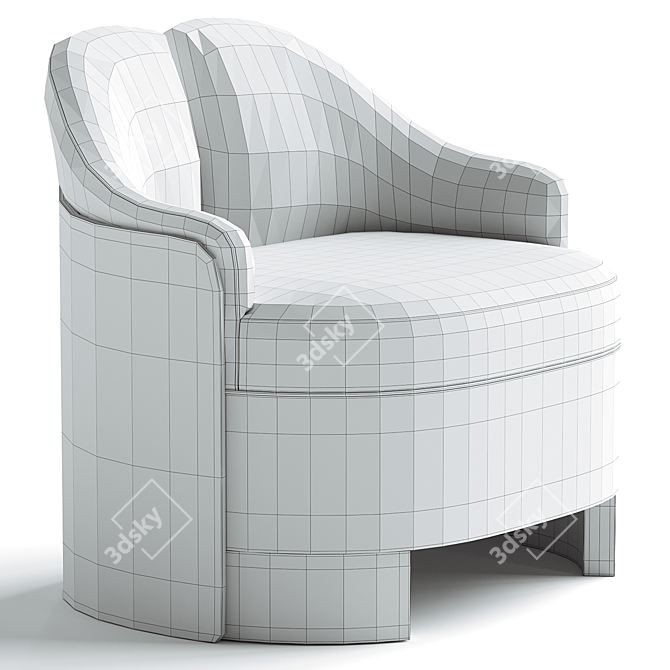 Modern Model PI Chair Design 3D model image 7