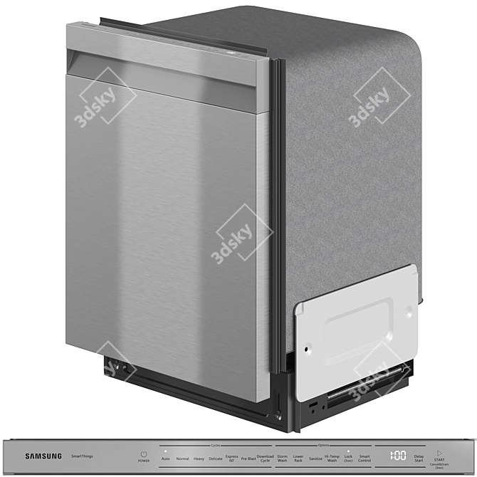 Samsung Smart Appliance Bundle 3D model image 5