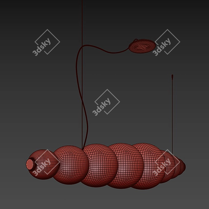 Elevate Your Space Pendant Light 3D model image 4