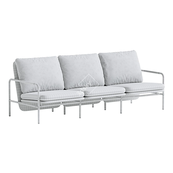 Modern Outdoor Sofa Model Corona 3D model image 3