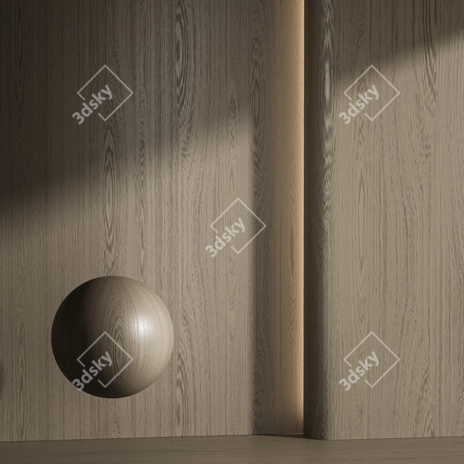 Wood Veneer Material Set 3D model image 4