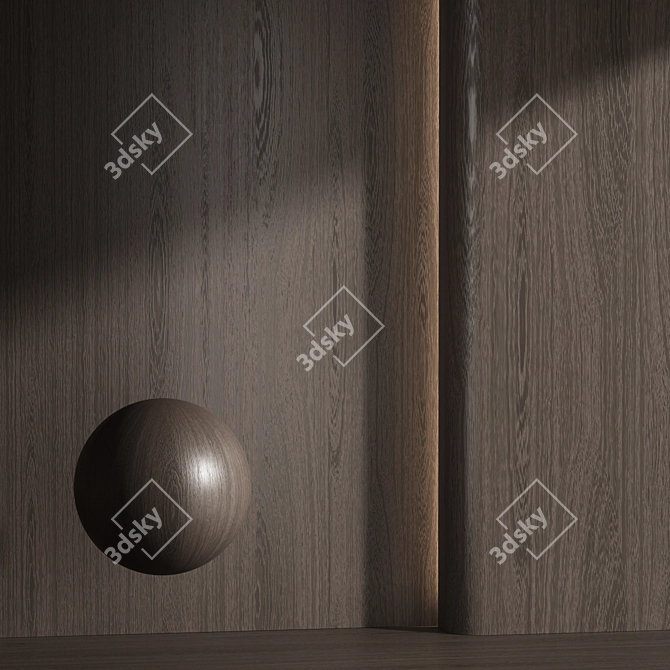 Wood Veneer Material Set 3D model image 5