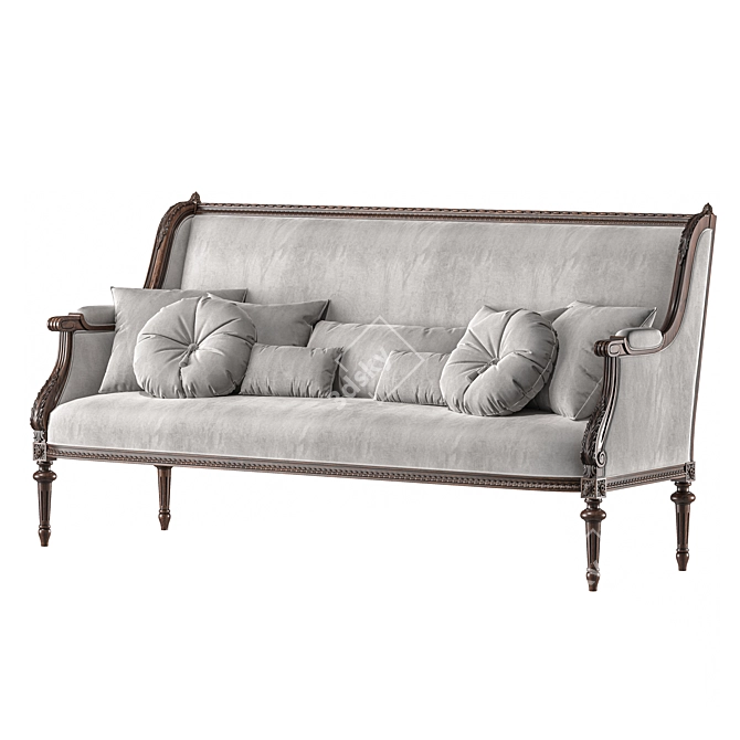 Elegant Chairish Sofa Art 6958 3D model image 3