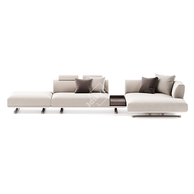 Modern Modular Sofa Series TAKT 3D model image 2