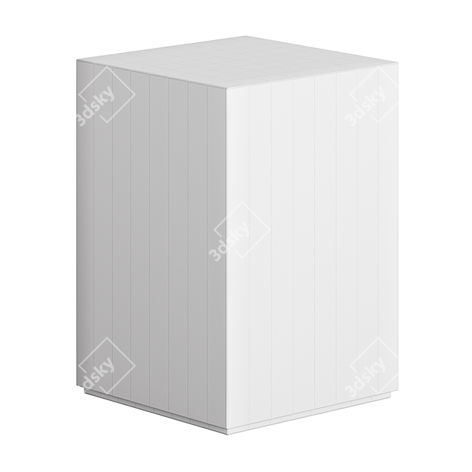 Marble Game Side Table | Minimalist Statement 3D model image 3