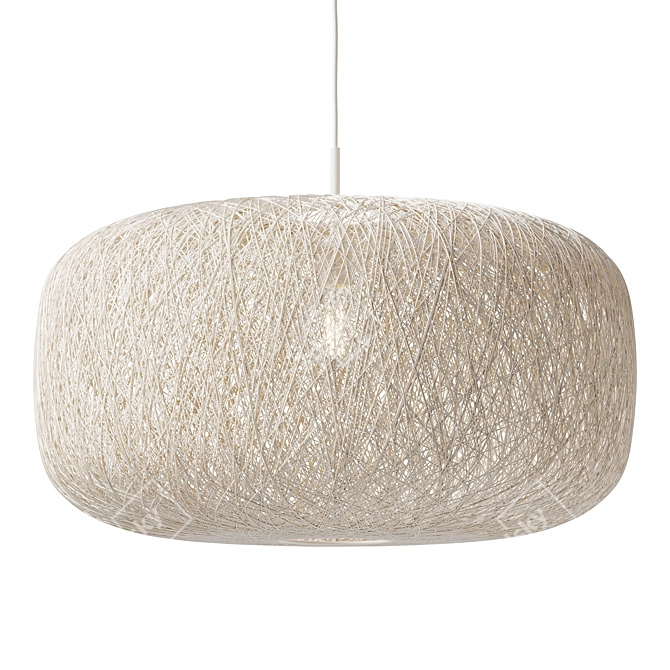 Contemporary Mesh Pendant Light 3D model image 2