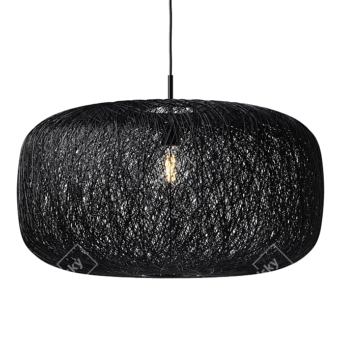 Contemporary Mesh Pendant Light 3D model image 10