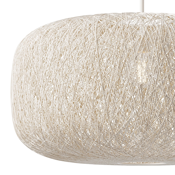 Contemporary Mesh Pendant Light 3D model image 11