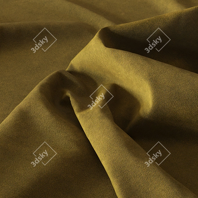 Seamless Velvet Fabric 4k Textures 3D model image 2