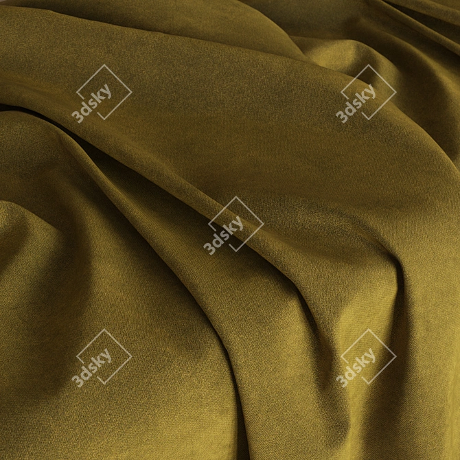 Seamless Velvet Fabric 4k Textures 3D model image 3