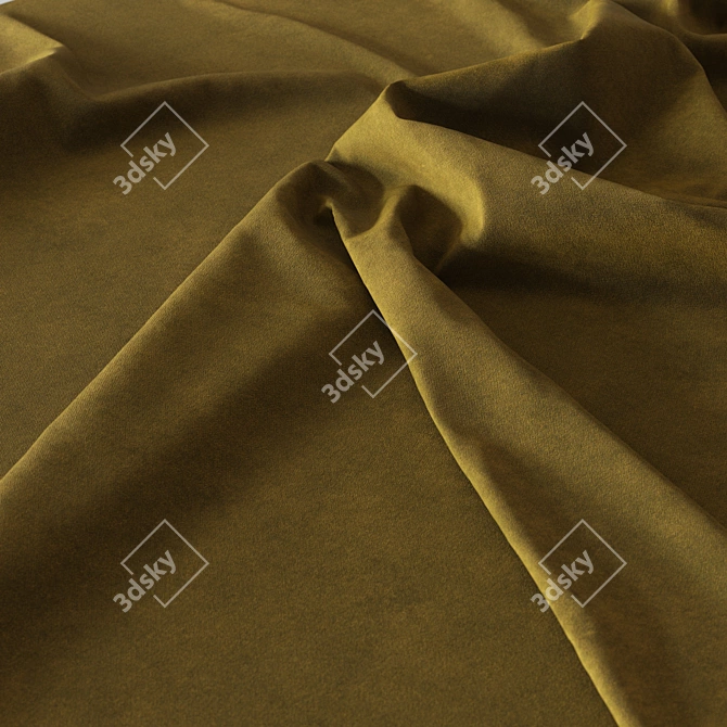 Seamless Velvet Fabric 4k Textures 3D model image 4