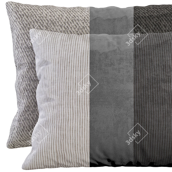 Cozy Pillow Decor Set 3D model image 3