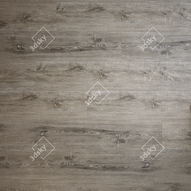 Exquisite Seichelles Oak Flooring Kit 3D model image 3