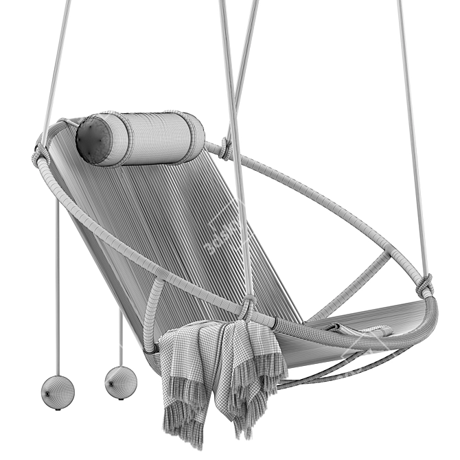 Modern Outdoor Swing Chair Ceci 3D model image 7