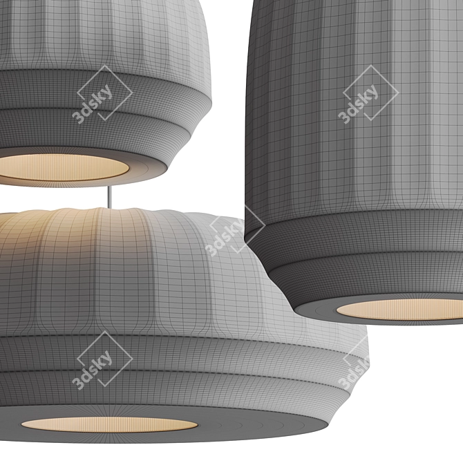 Tradition Pendant Lamp Set 0112 3D model image 11