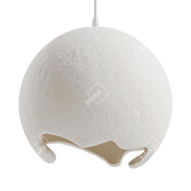 Serenity Sphere Pendant Lighting 3D model image 2