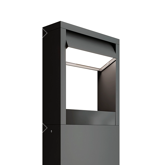 Stylish LED Bollard Light 2024 3D model image 3