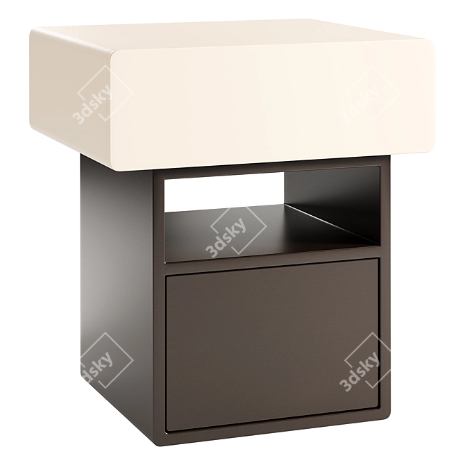 Bedside Table Terry - 45*40*50 cm 3D model image 1