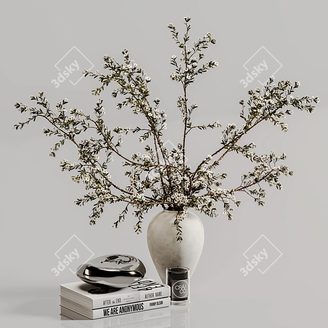 Elegant Decor Set 143 3D model image 4