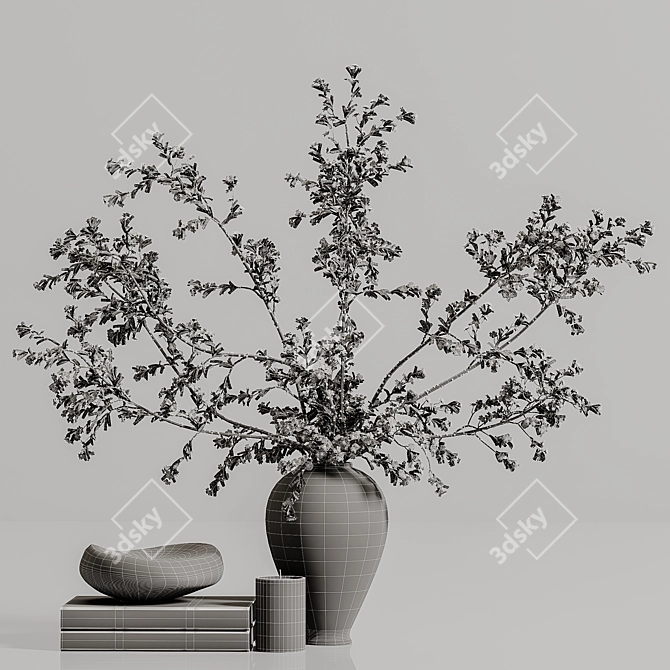 Elegant Decor Set 143 3D model image 8