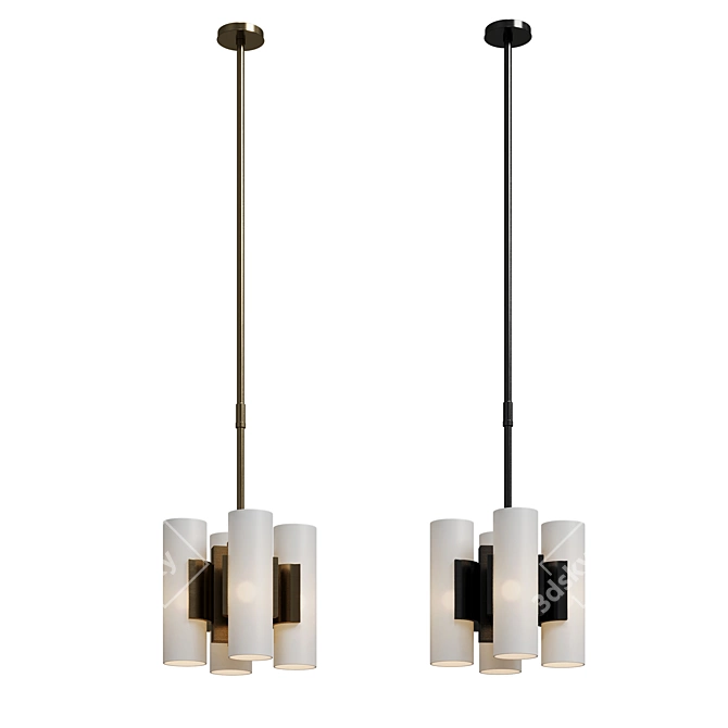 Modern Suspension Pendant Light 3D model image 3