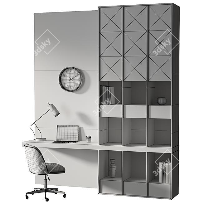 2014 Office Furniture Set 3D model image 4