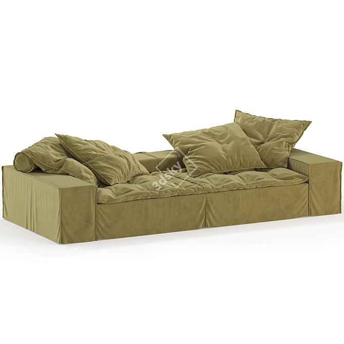 Baxter Miami Beach Sofa 3D model image 3