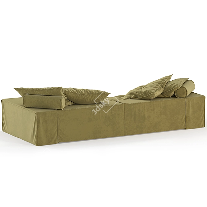 Baxter Miami Beach Sofa 3D model image 4