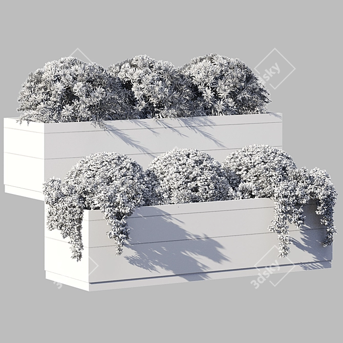 Outdoor Plant Collection Set 3D model image 4