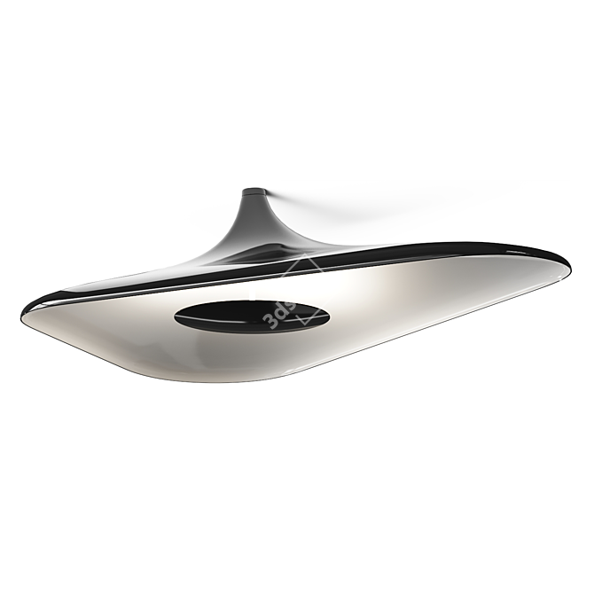 Sleek LED Ceiling Lamp - Odile Decq 3D model image 2