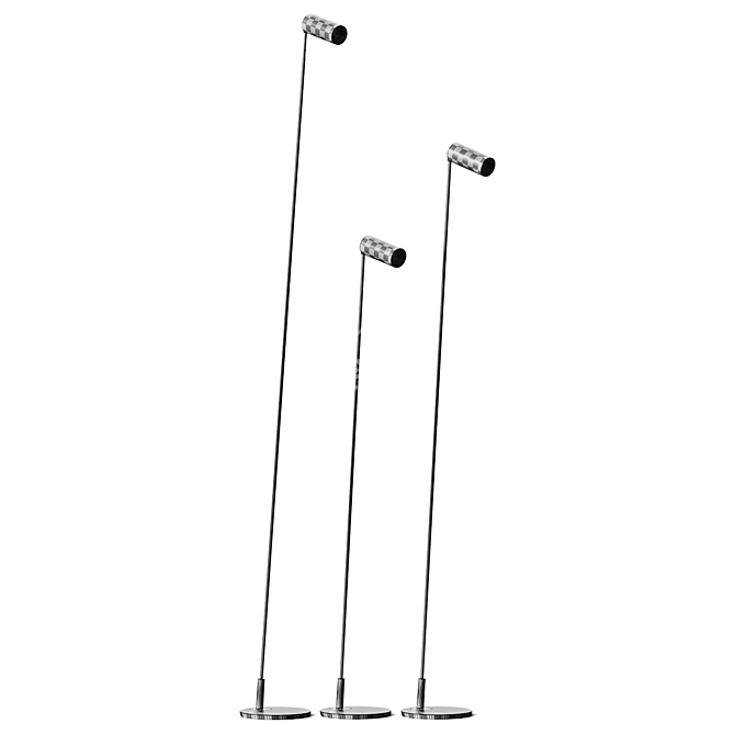 Modern Reach Floor Lamp, Jos Muller 3D model image 3