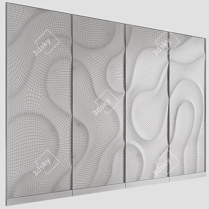 Celestial 3D Wall Panel 3D model image 5