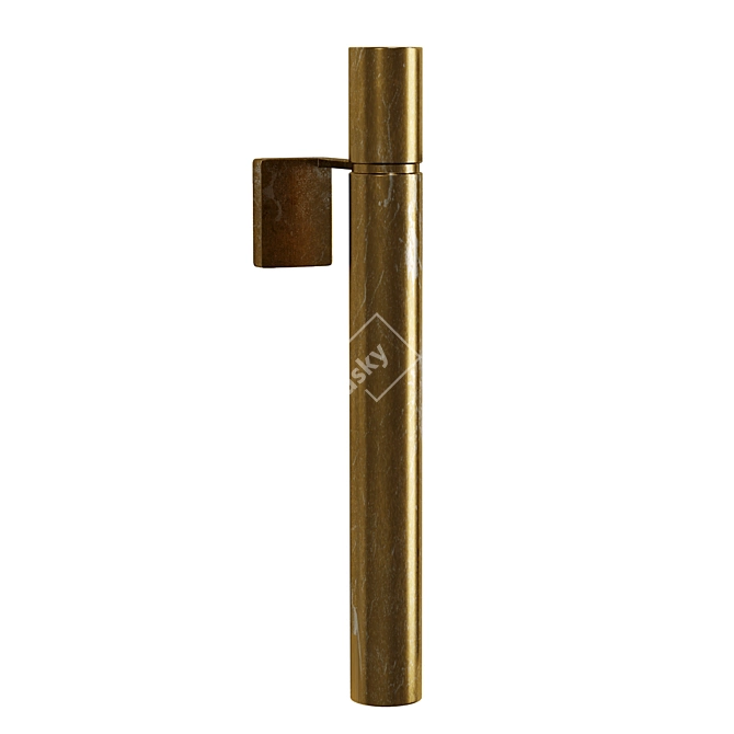 Sleek Tubular Hanglamp Wall Light 3D model image 2