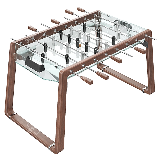 Canvas Glass Foosball Table 3D Model 3D model image 3