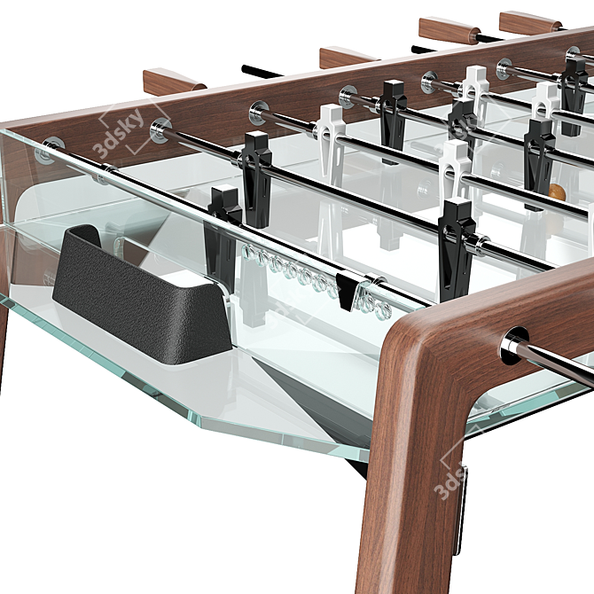 Canvas Glass Foosball Table 3D Model 3D model image 4