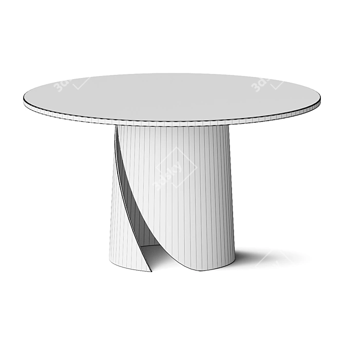 Modern Nuova Coffee Table - Ø795 x H435 mm 3D model image 2