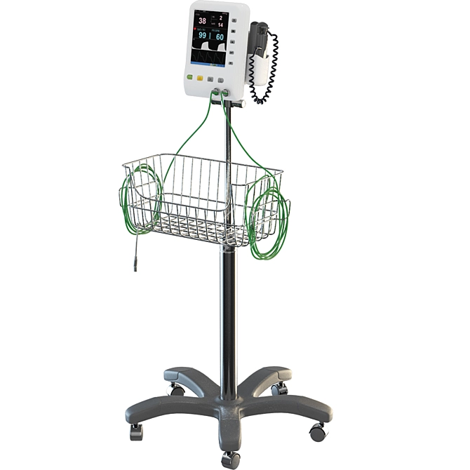 Advanced Vital Signs Monitoring Device 3D model image 1