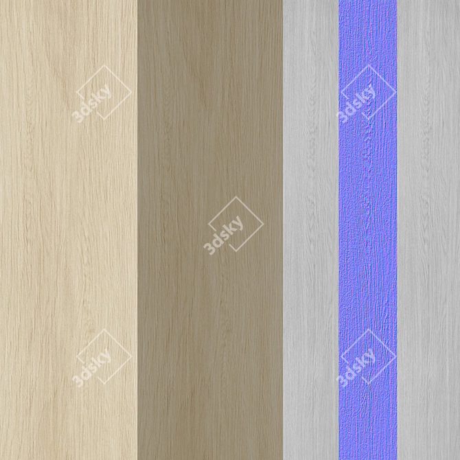 Premium Wood Texture Collection 3D model image 4